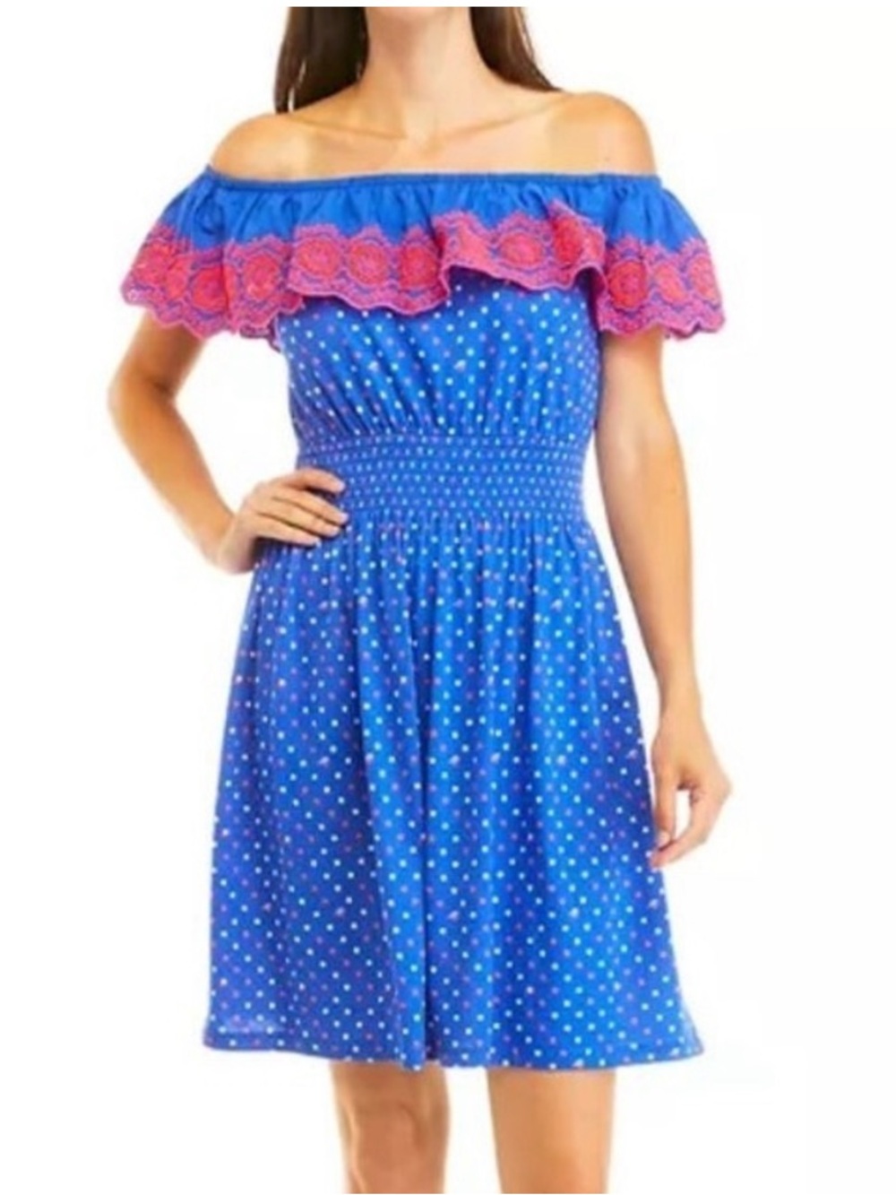 Lilly Pulitzer Kalama on off shoulder jersey dress - Picture 2 of 9